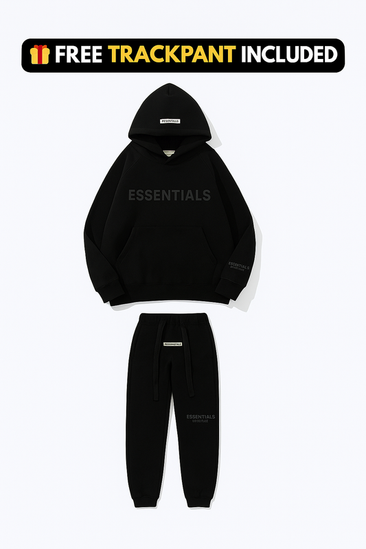 ESSENTIALS HOODIE + FREE TRACK PANTS (TODAY ONLY)